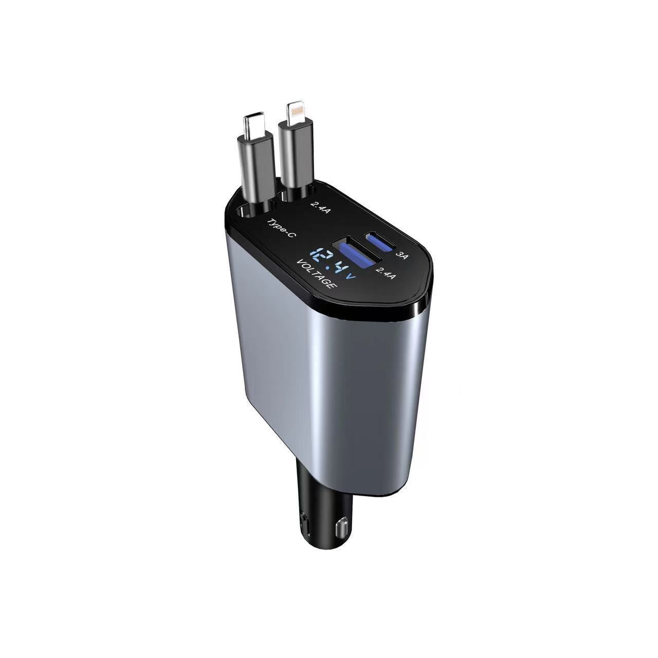 AURON Drive™ 4-in-1 Retractable Charging Cable